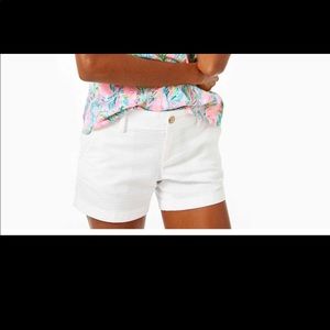 Lilly Pulitzer White Callahan Shorts